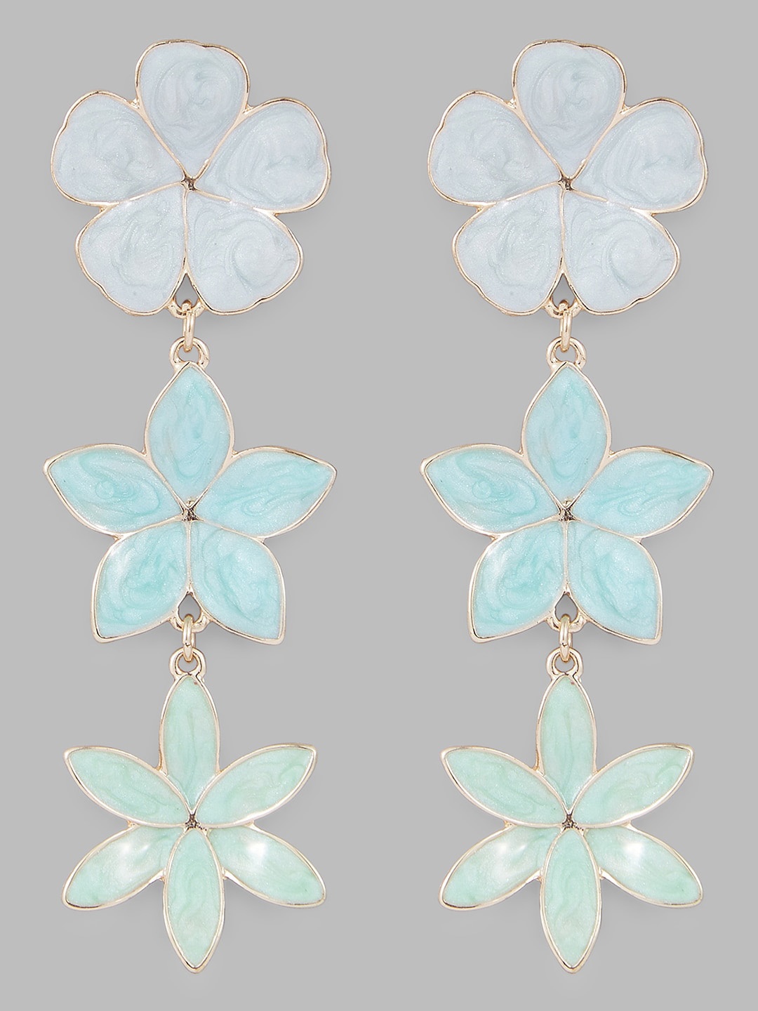 

Globus Gold-Plated Floral Drop Earrings