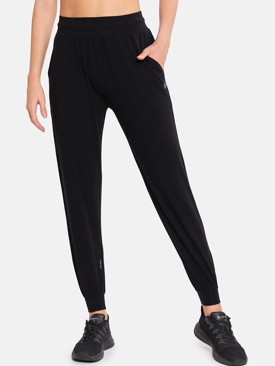 

CULT Women Regular Fit Active Joggers, Black