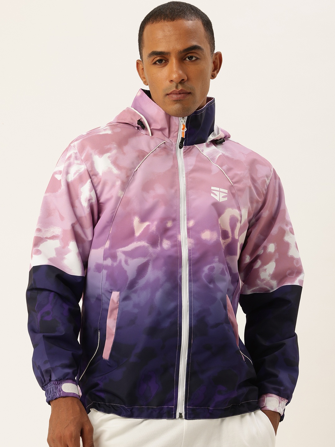 

Sports52 wear Printed Hooded Rain Jacket, Multi