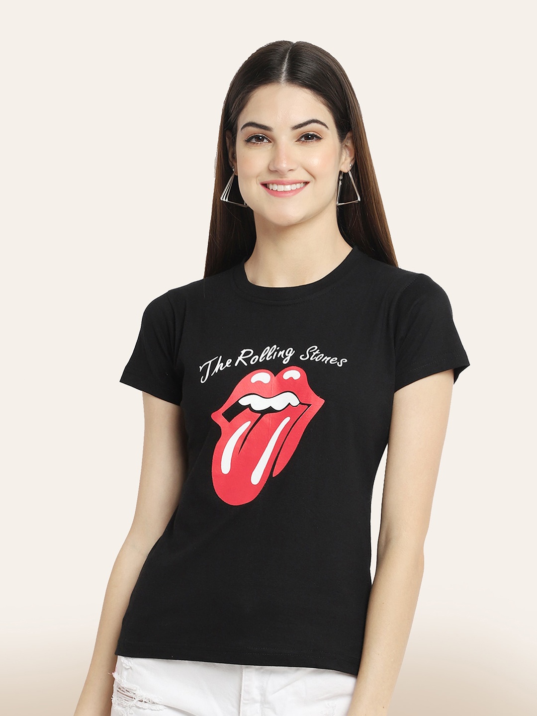 

BAESD Graphic Printed Cotton T-shirt, Black