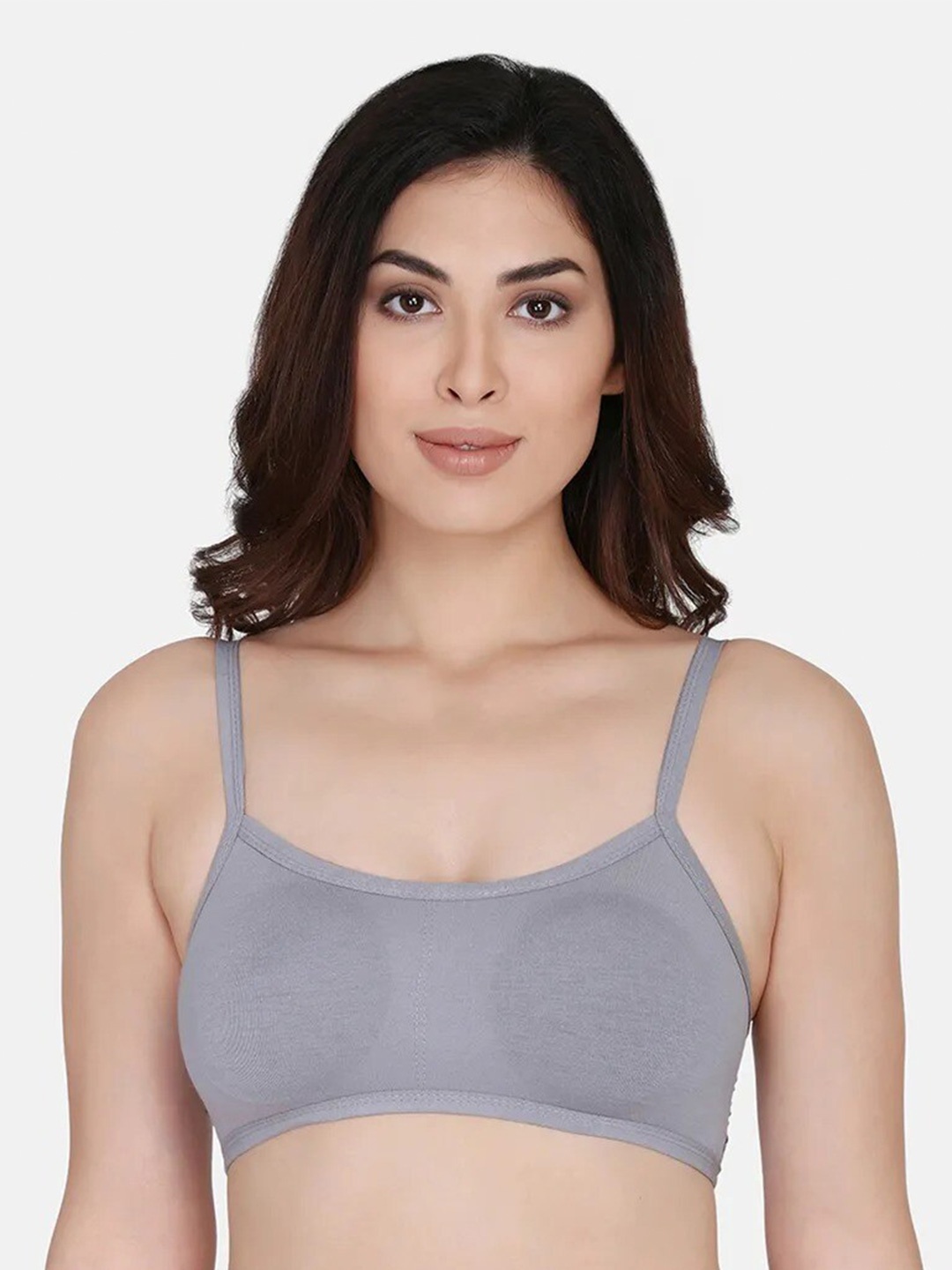 

TORONFRAS Lightly Padded Rapid-Dry Medium Coverage Everyday Bra, Grey