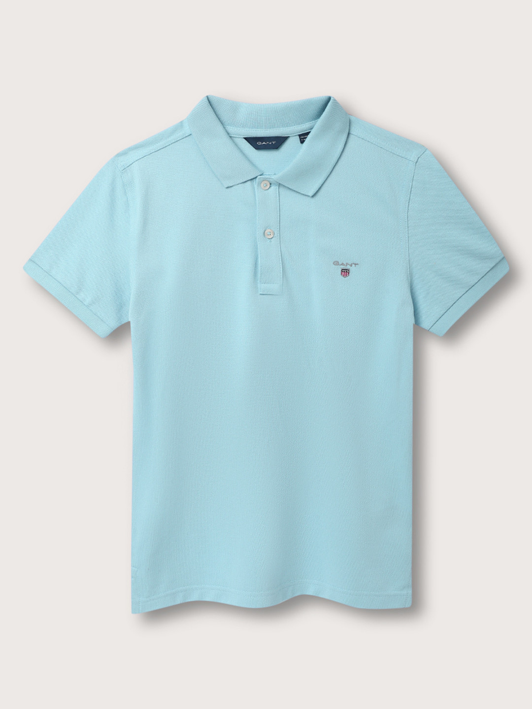 

GANT Boys Polo Collar Cotton T-shirt, Blue