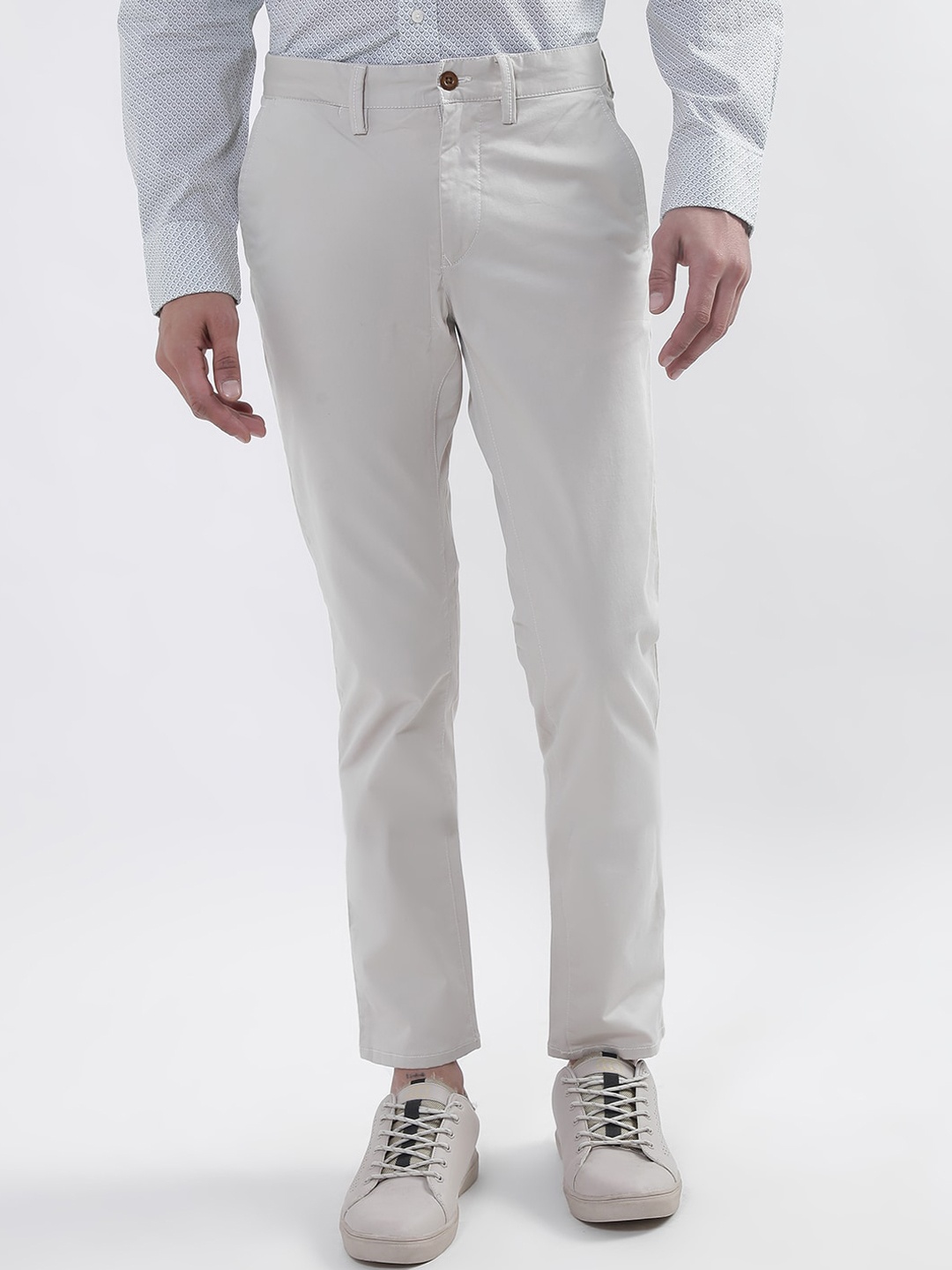 

GANT Men Slim Fit Chinos Trousers, Grey
