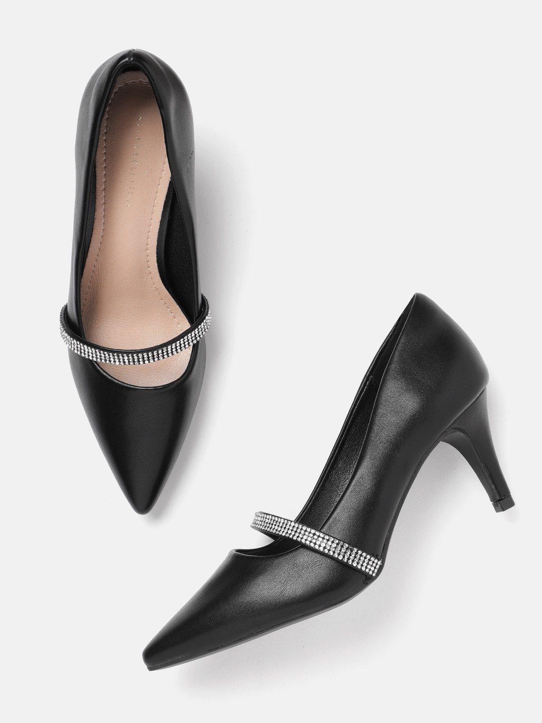 

Allen Solly Party Slim Heel Pumps, Black