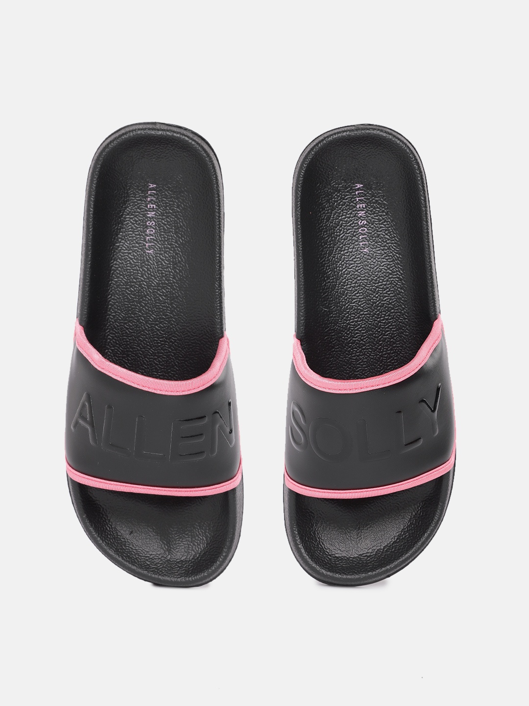 

Allen Solly Women Brand Logo Embossed Sliders, Black