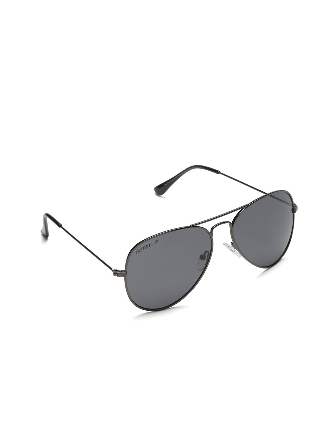 

SunVoir Lens & Aviator Sunglasses With Polarised Lens SUNVOIR-020-C8, Black