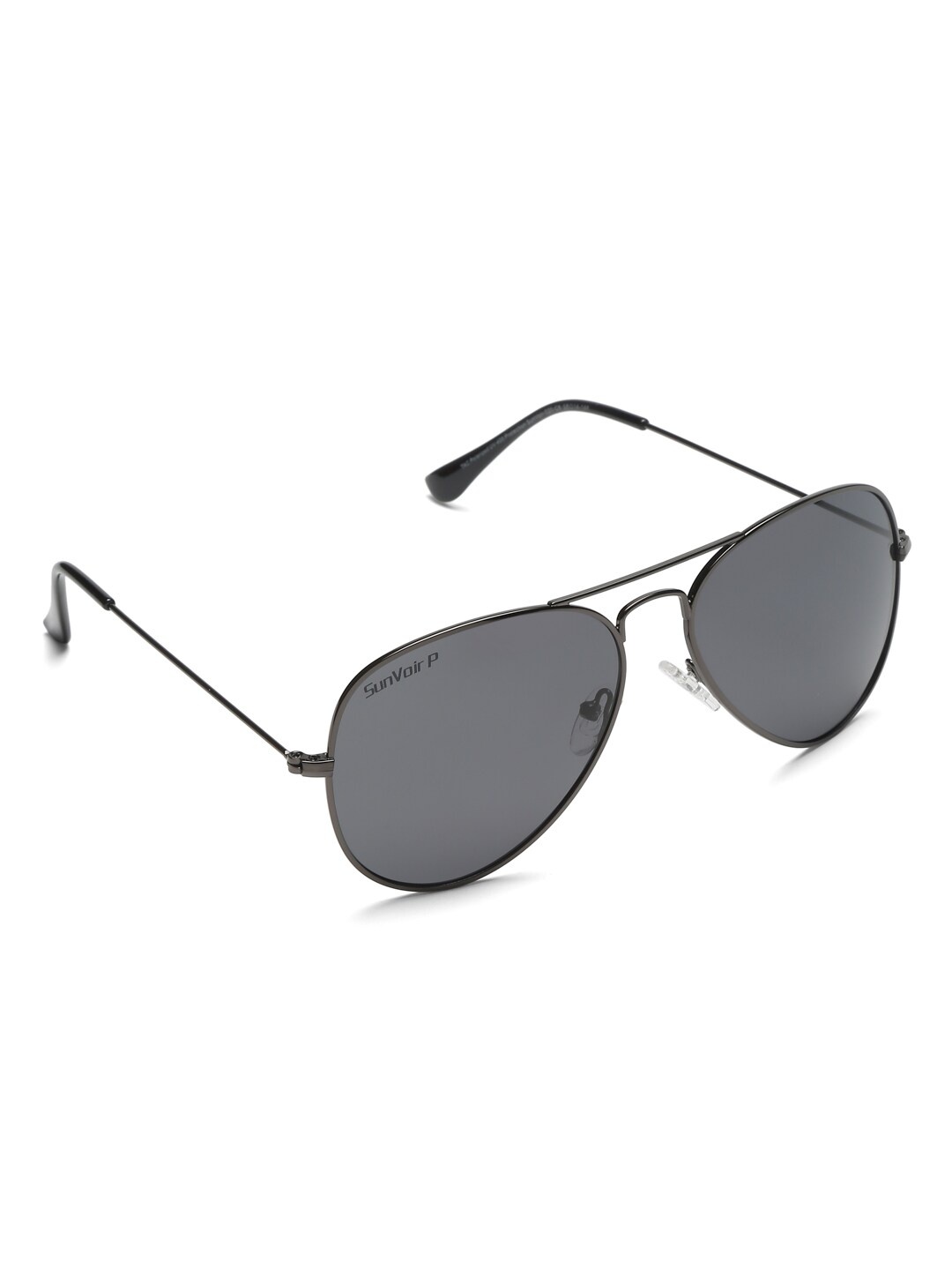 

SunVoir Lens & Aviator Sunglasses With Polarised Lens SUNVOIR-021-C8, Black