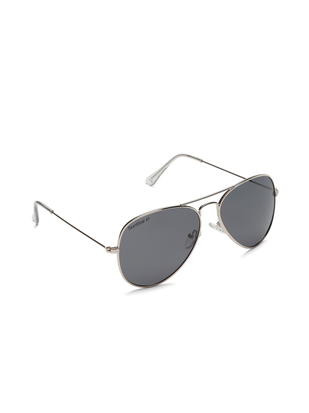 

SunVoir Lens & Aviator Sunglasses With Polarised Lens SUNVOIR-020-C3, Silver