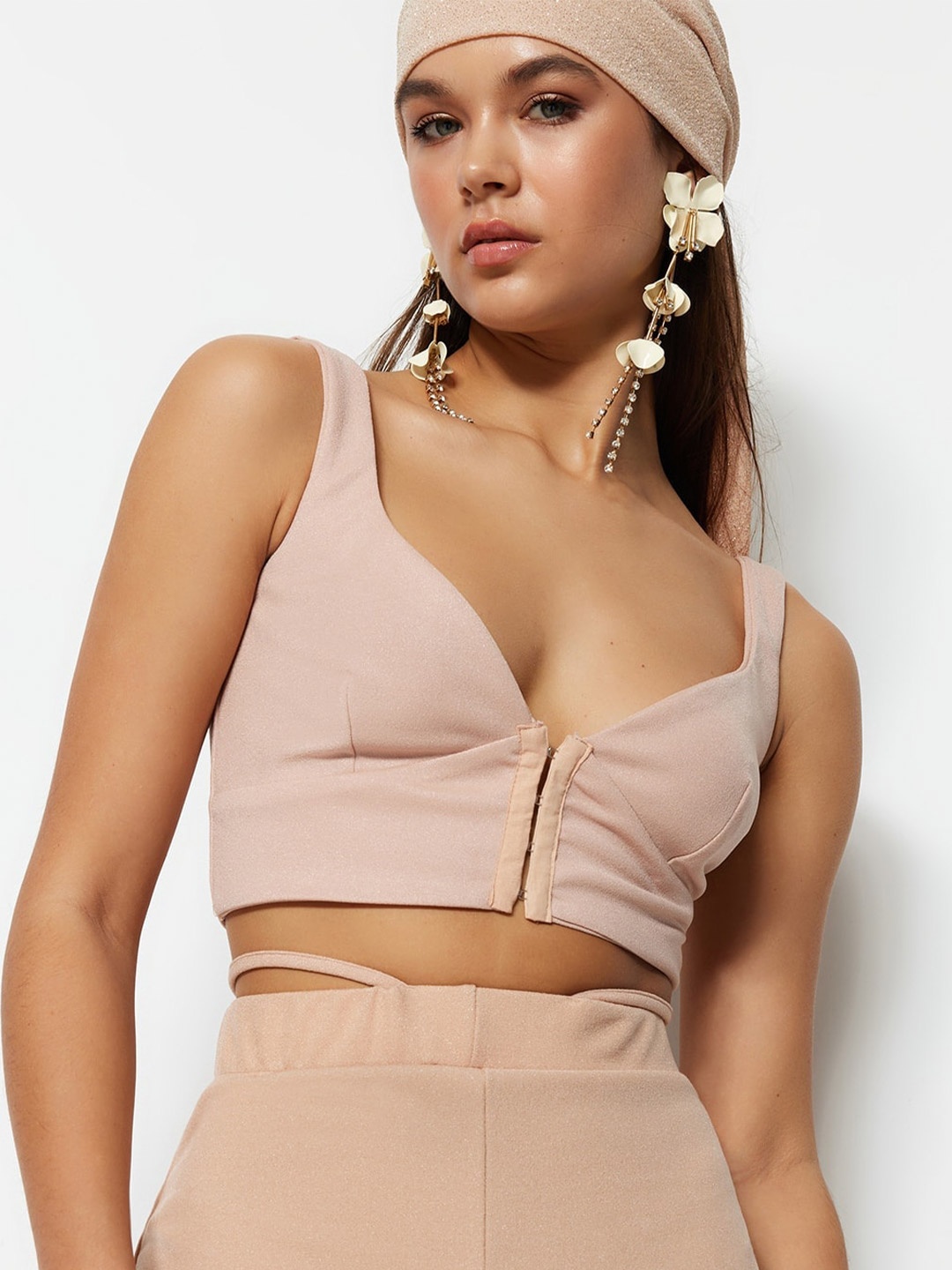 

Trendyol Bralette Crop Top, Beige