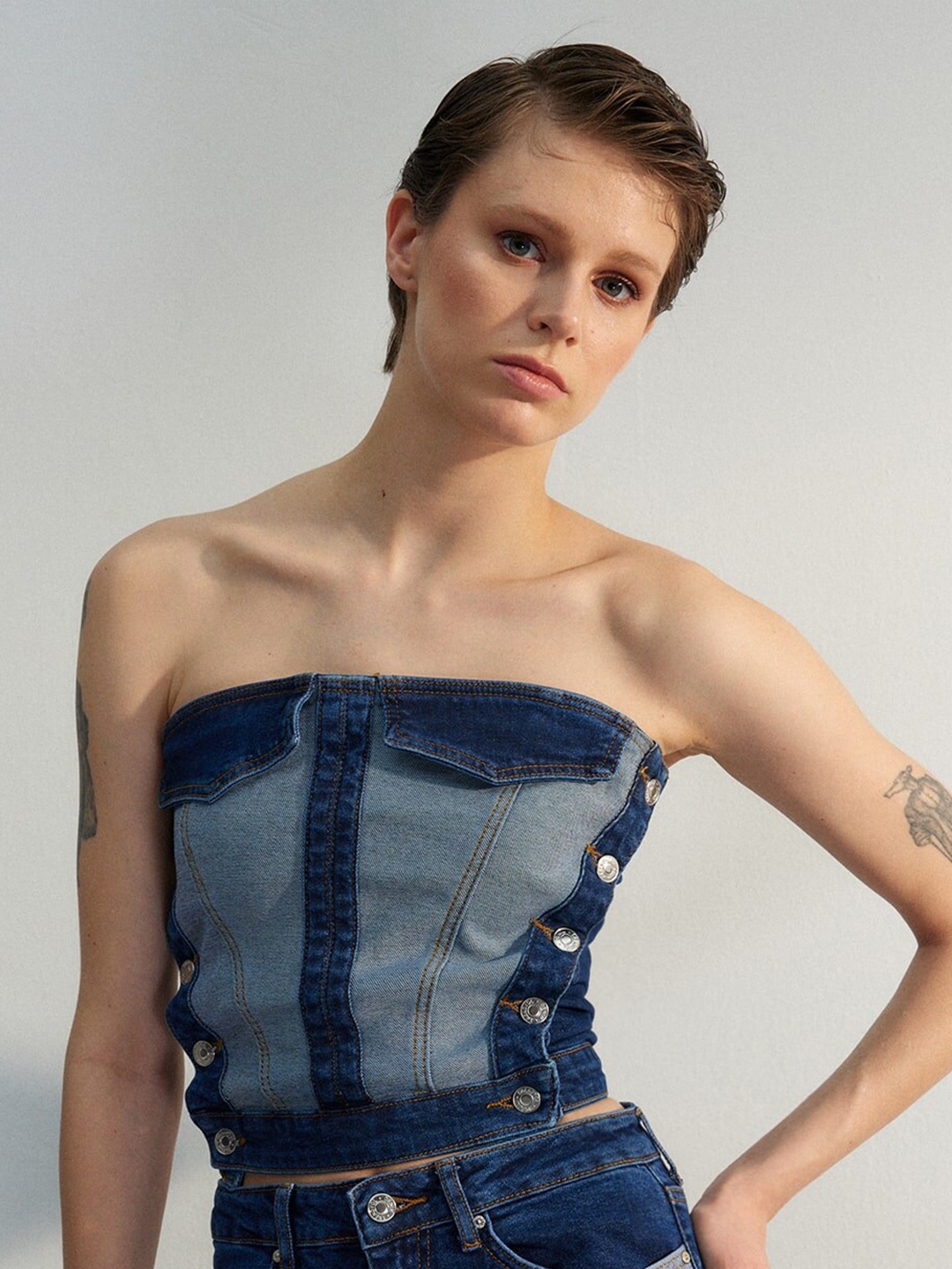 

Trendyol Cotton Tube Top, Na