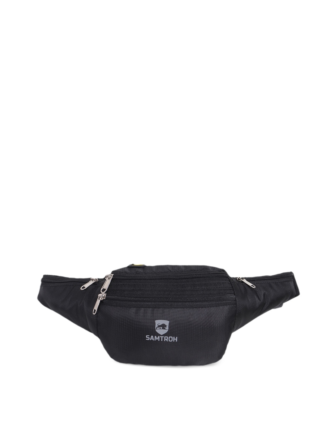 

SAMTROH Travel Passport Holder Waist Pouch, Black