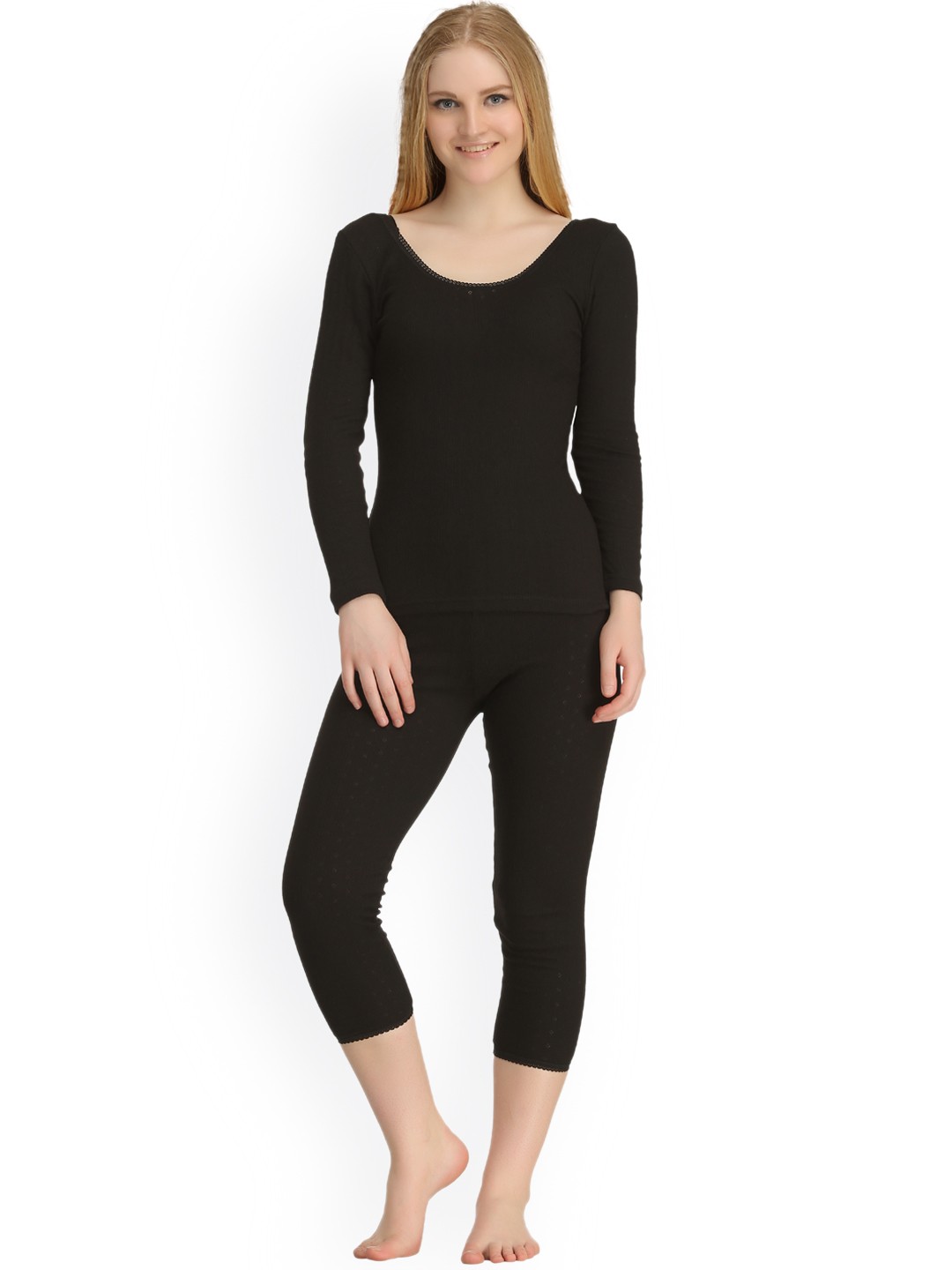 

Kanvin Black Pack of Thermal Set NEW2150BK2180, Beige