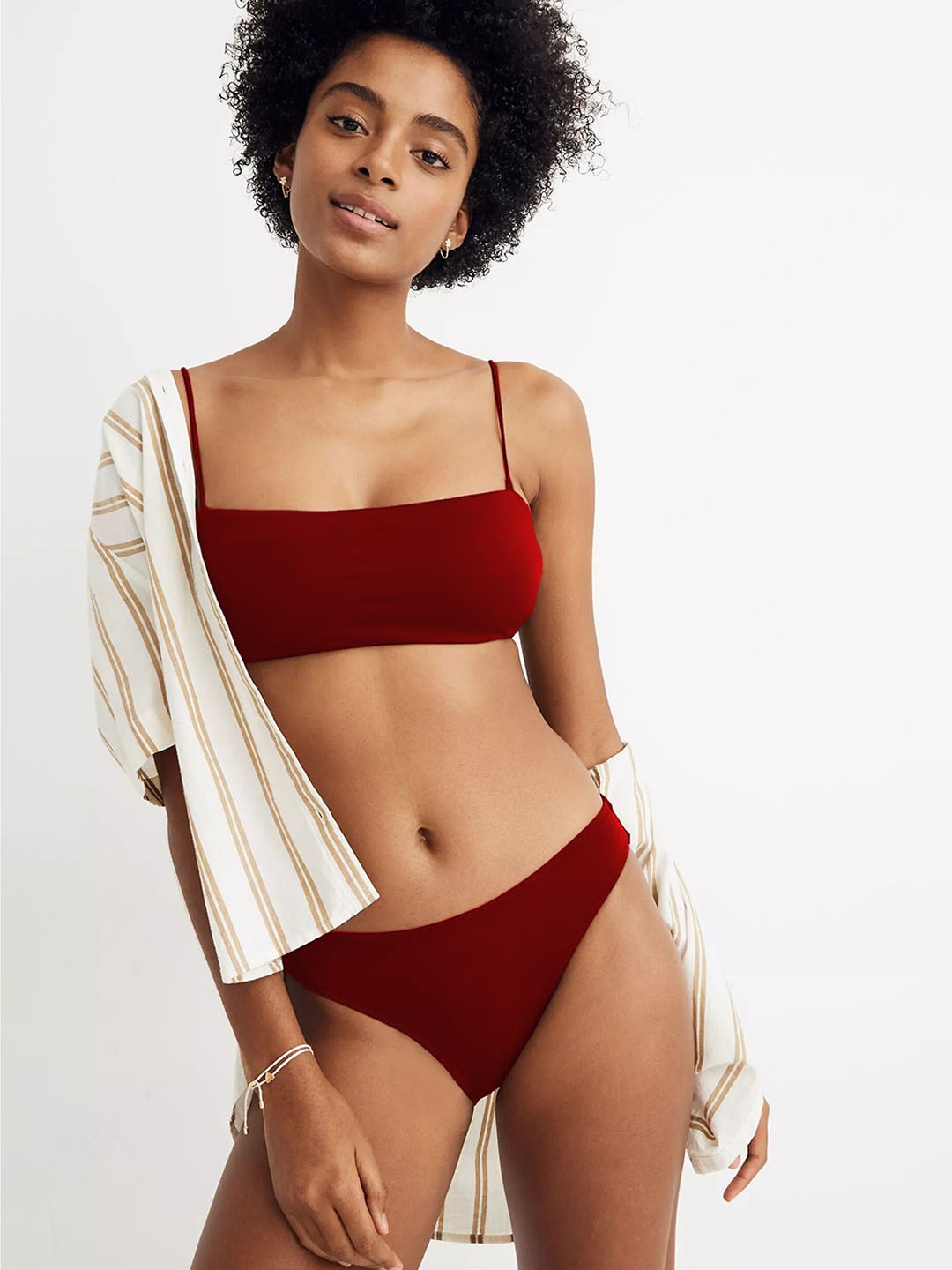

TORONFRAS Seamless Lingerie Set 10108-MAROON-28