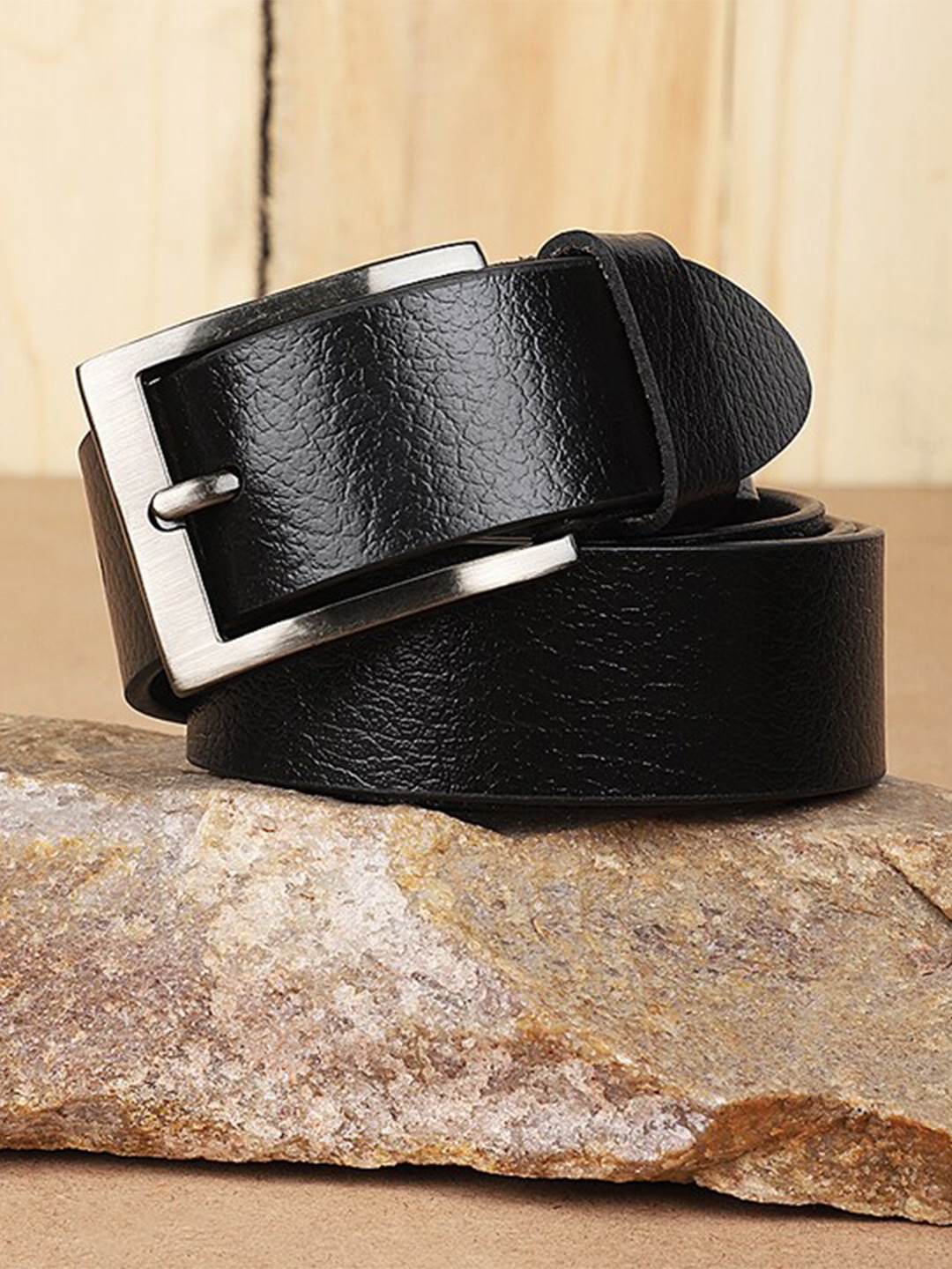 

Kastner Men Leather Formal Belt, Black