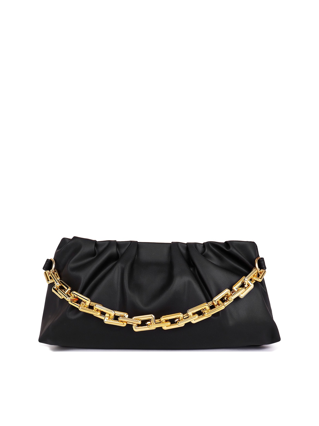

Pez dorado Structured Sling Bag, Black