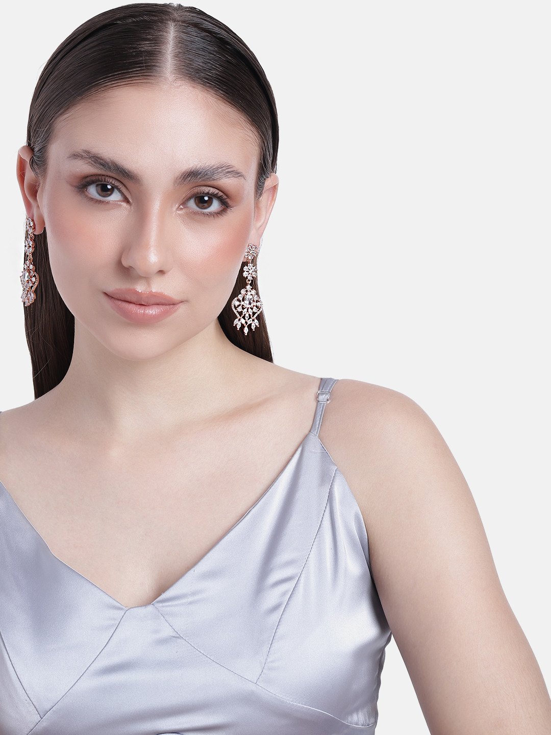 

Estele Rose Gold-Plated Classic Drop Earrings