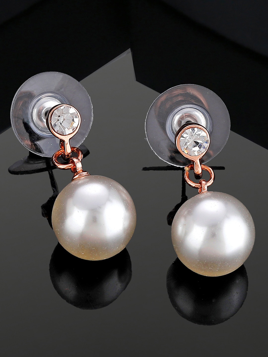 

Estele Rose Gold-Plated Classic Drop Earrings