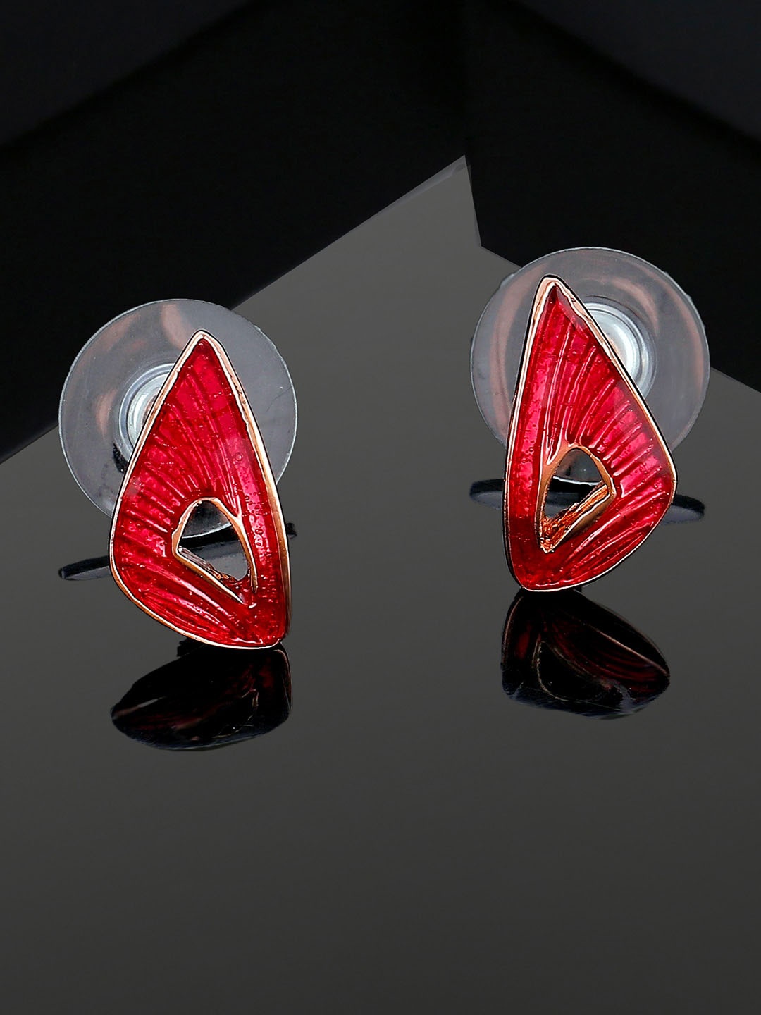 

Estele Rose Gold-Plated Classic Studs Earrings