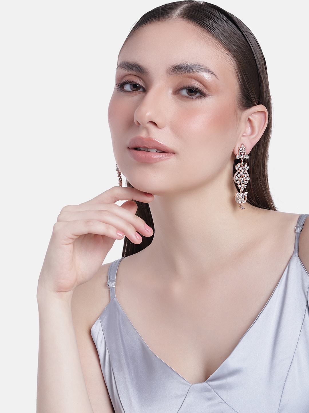 

Estele Rose Gold-Plated Drop Earrings