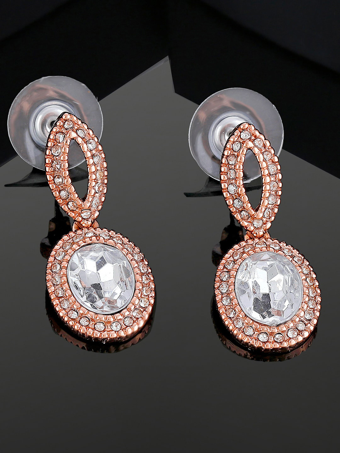 

Estele Rose Gold-Plated Drop Earrings