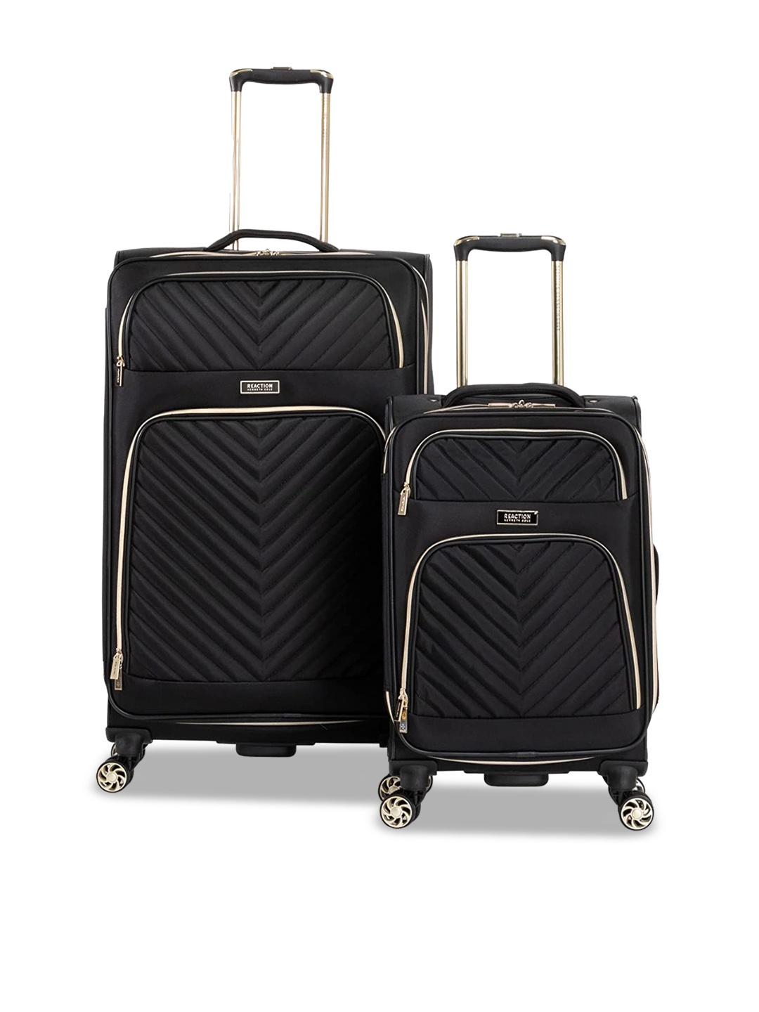 

Kenneth Cole Set Of 2 Trolley Bag, Black