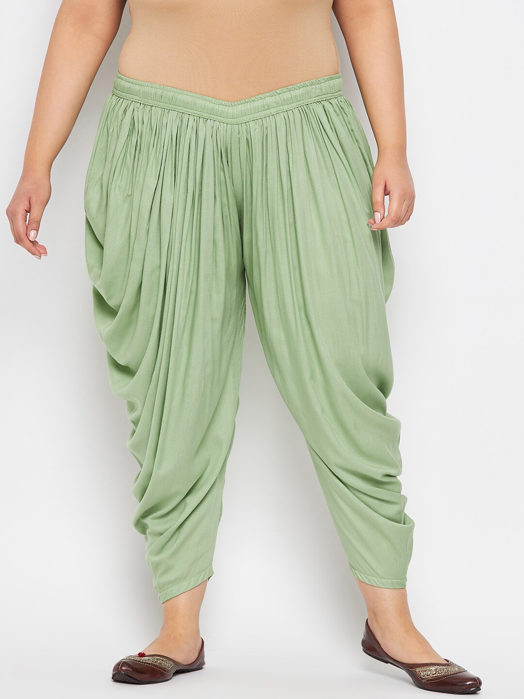 

CLORA CREATION PLUS Women Dhoti Pant, Green