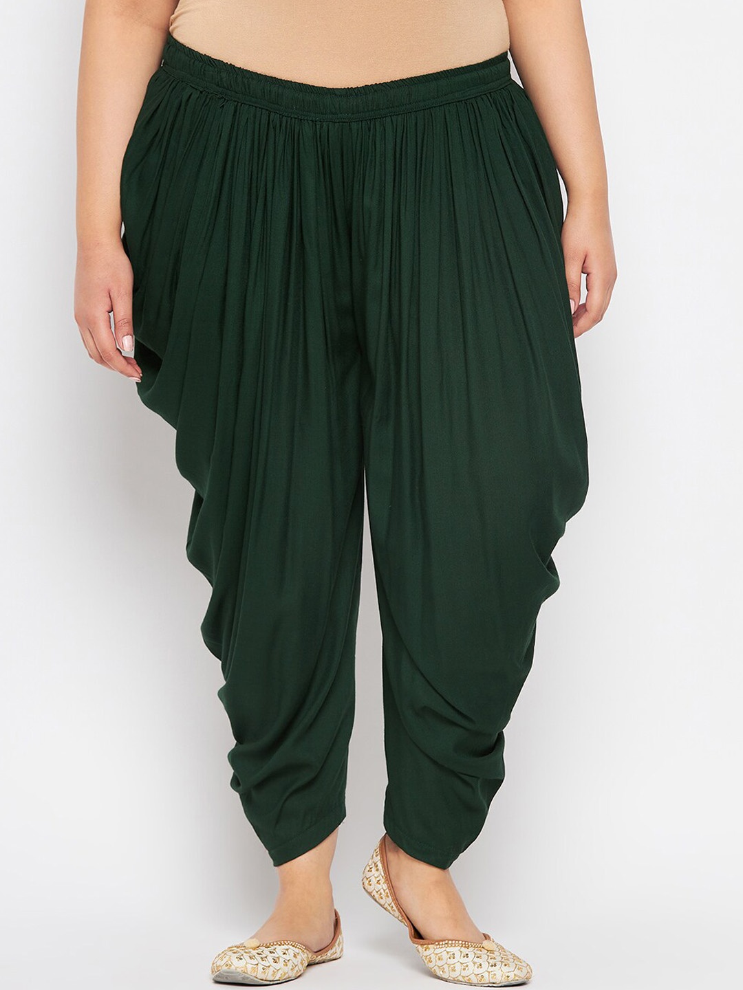 

CLORA CREATION PLUS Women Dhoti Pants, Green