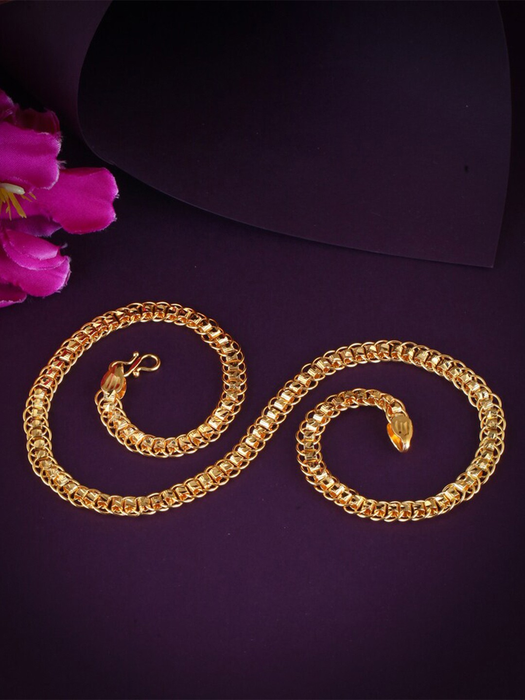 

MEENAZ Men Brass Gold-Plated Chain