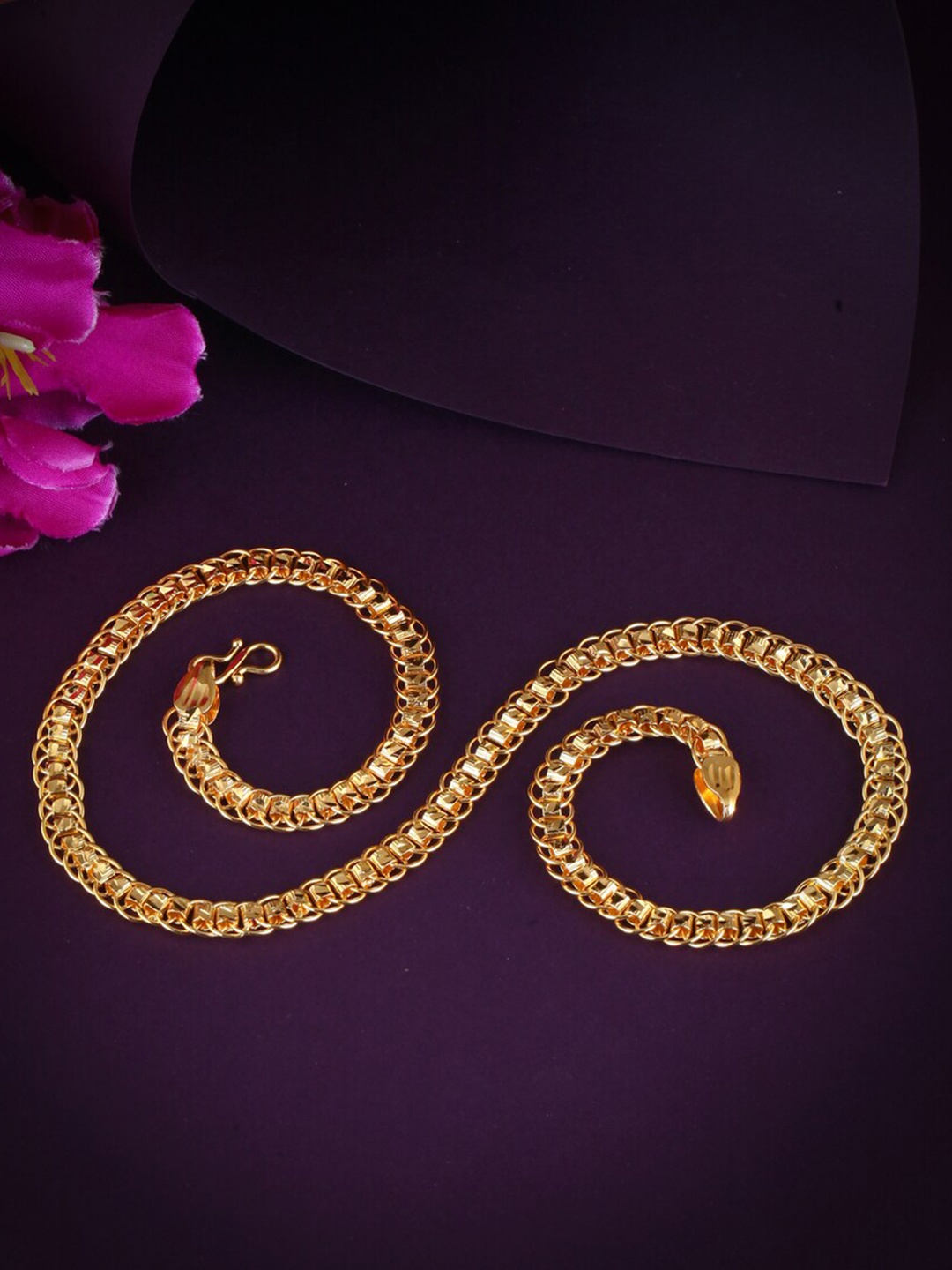 

MEENAZ Men Brass Gold-Plated Chain