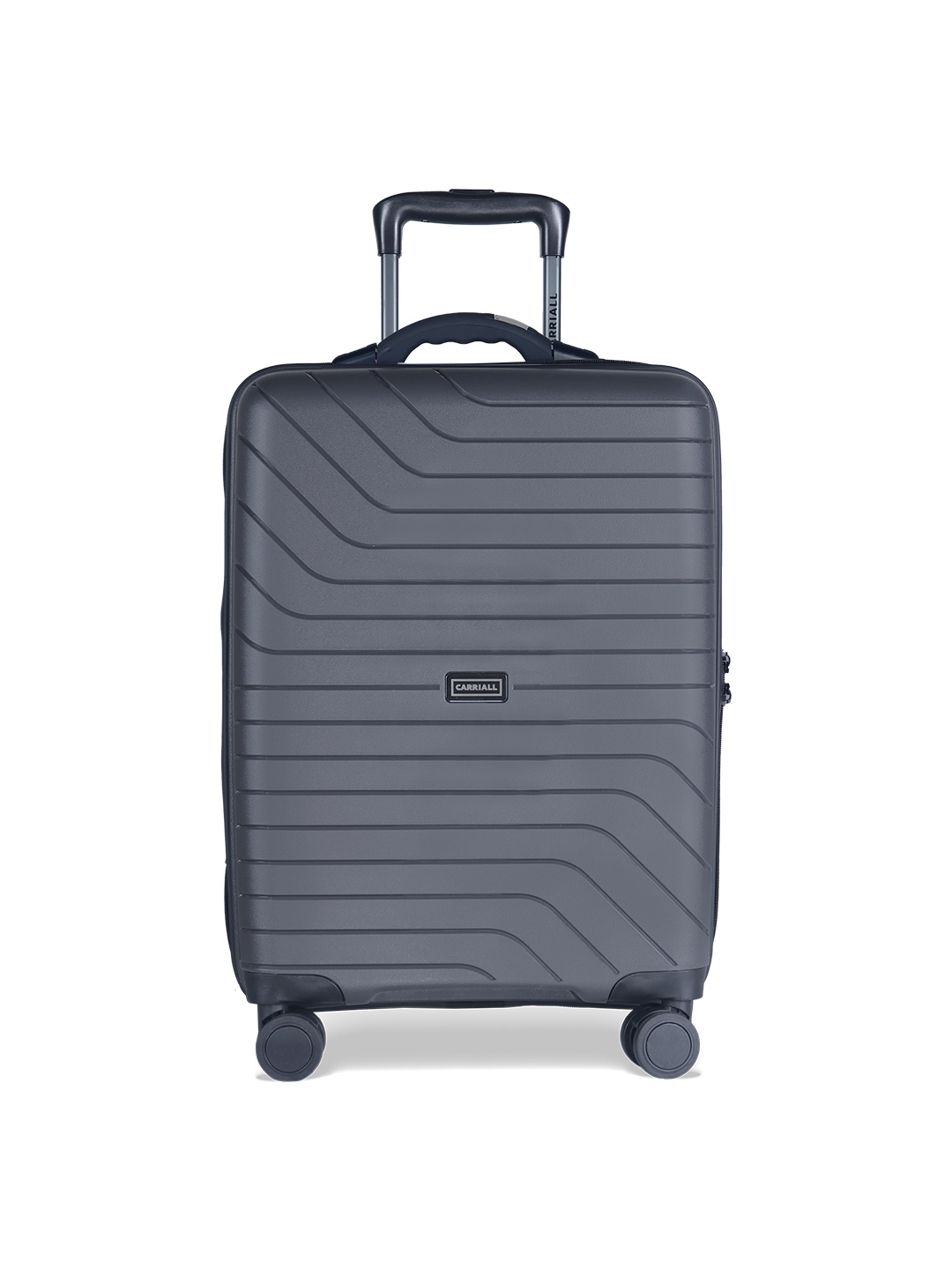 

CARRIALL Hard-Sided Cabin Trolley Suitcase, Grey