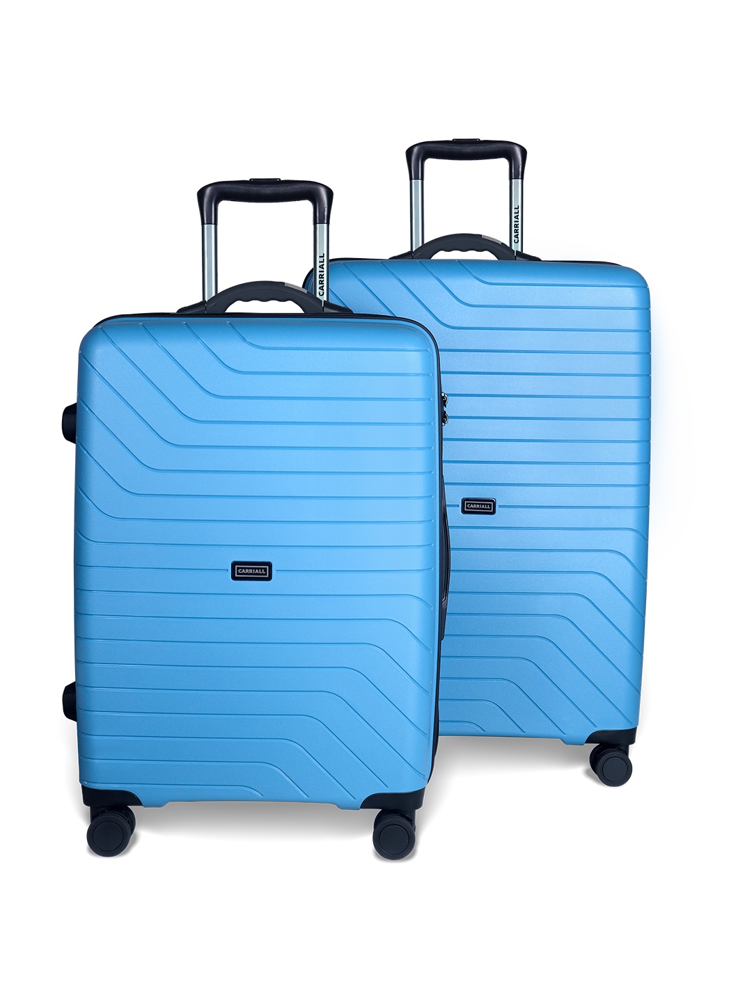 

CARRIALL Set Of 2 Hard-Sided TrolleySuitcases, Blue