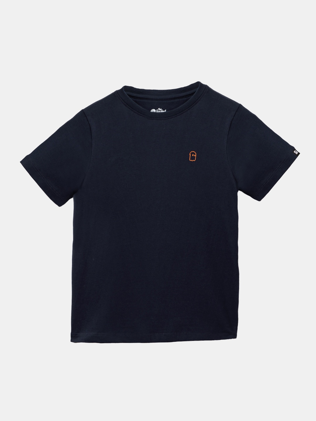 

The Souled Store Boys Navy Blue Round Neck Pure Cotton T-shirt