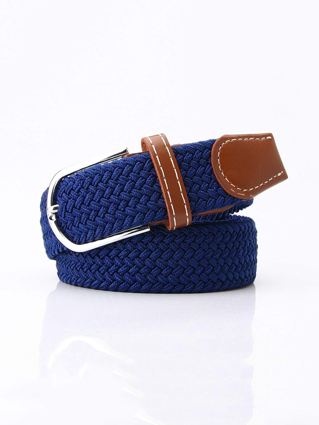 

Kastner Canvas Textured Slim Belt, Blue