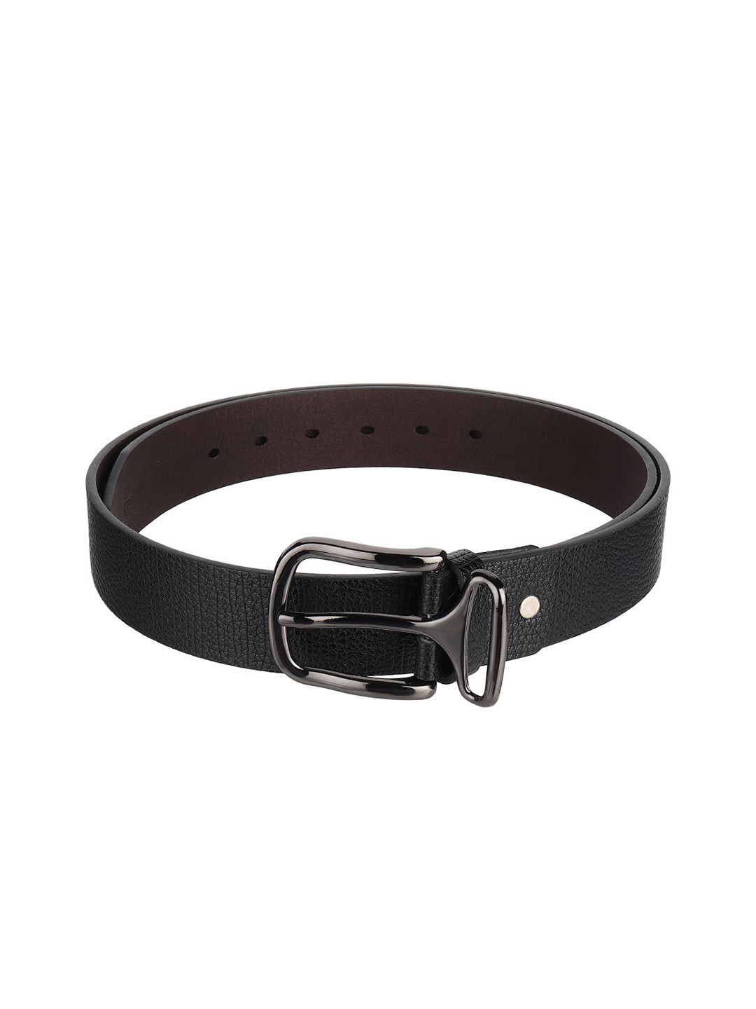 

Kastner Men Textured Wide Leather Belt, Black