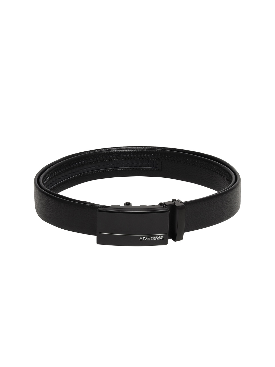

Kastner Men Wide Belt With Slider Buckle, Black