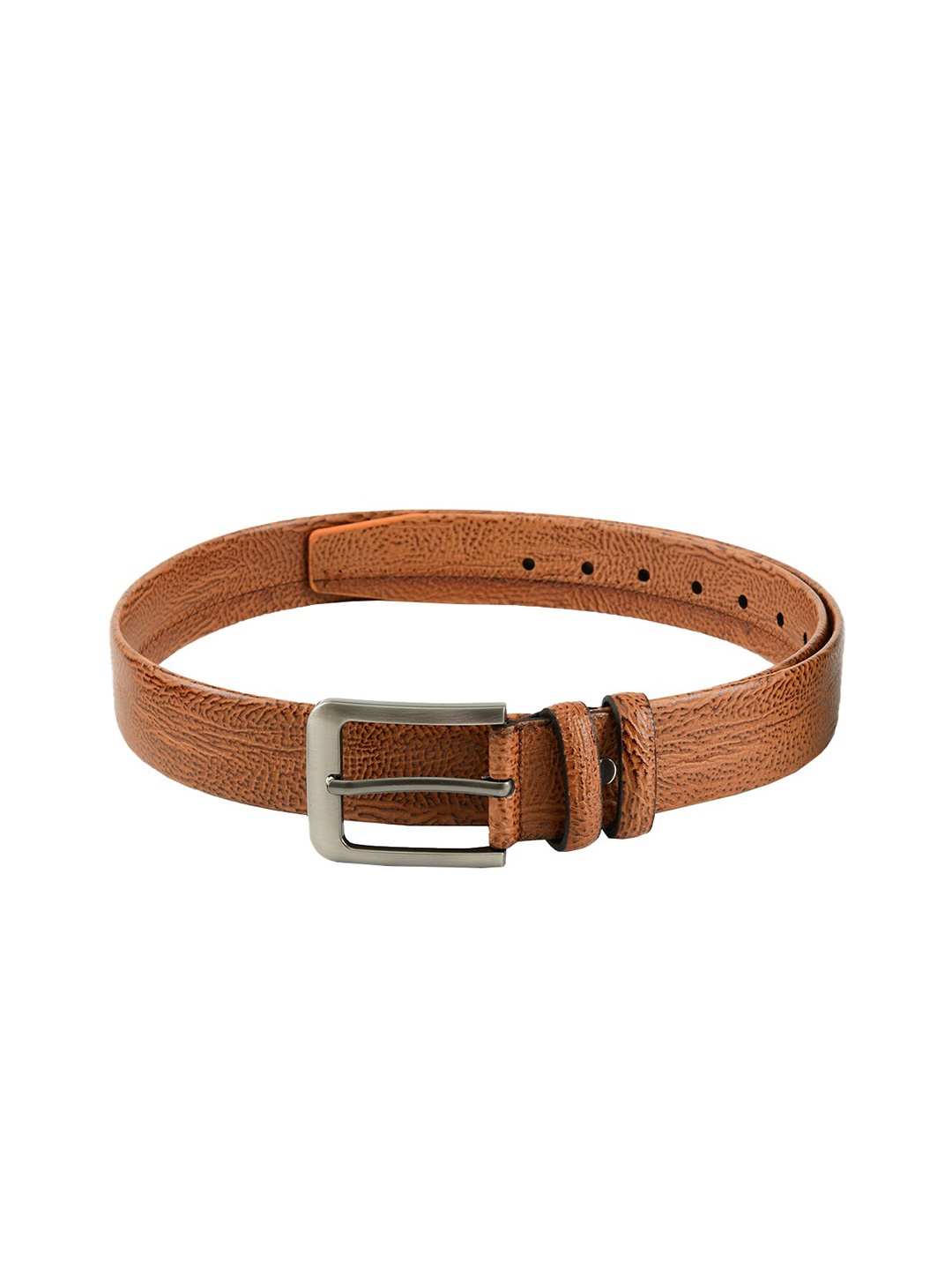 

Kastner Men Textured Synthetic Leather Belt, Tan