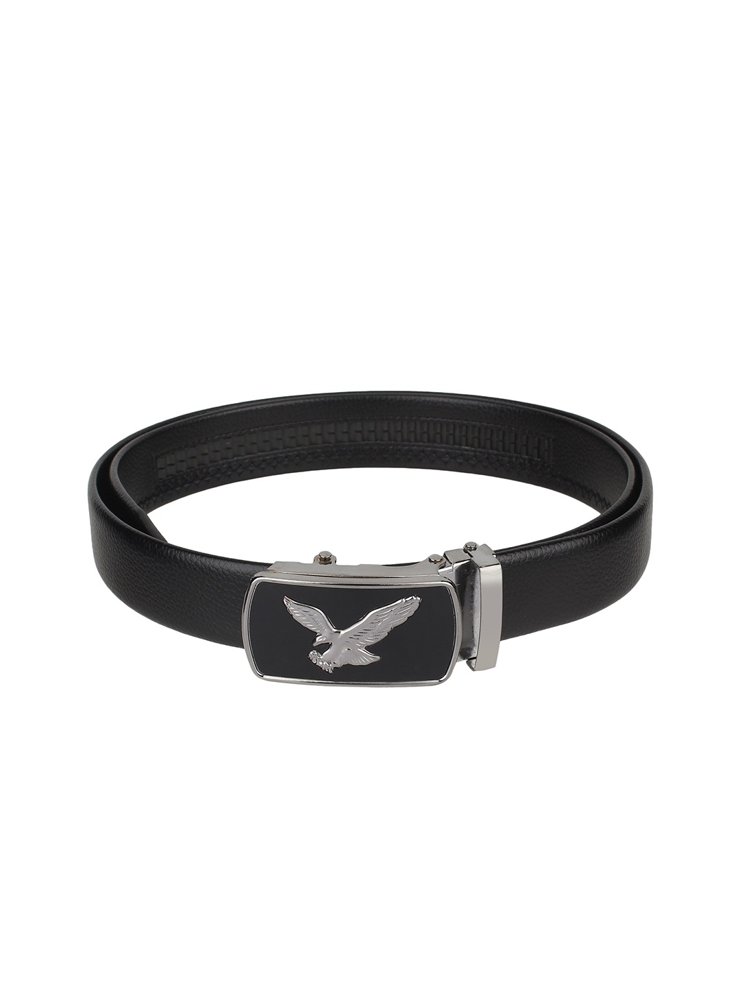 

Kastner Men Textured Wide Belt, Black