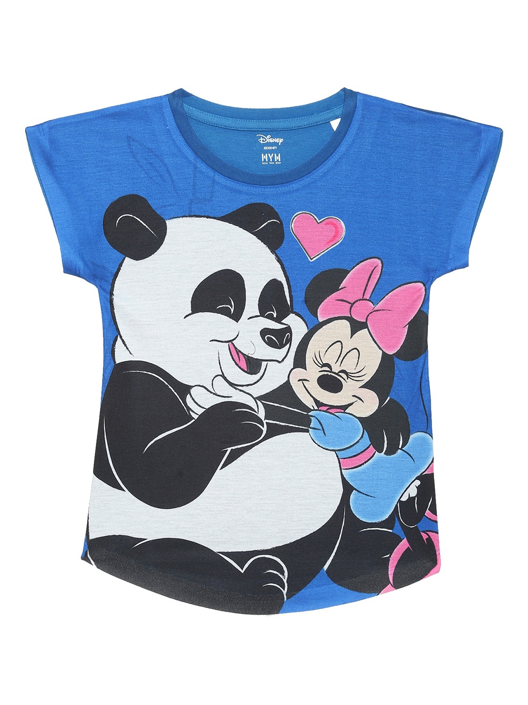 

Wear Your Mind Girls Minnie Mouse Printed T-shirt, Blue