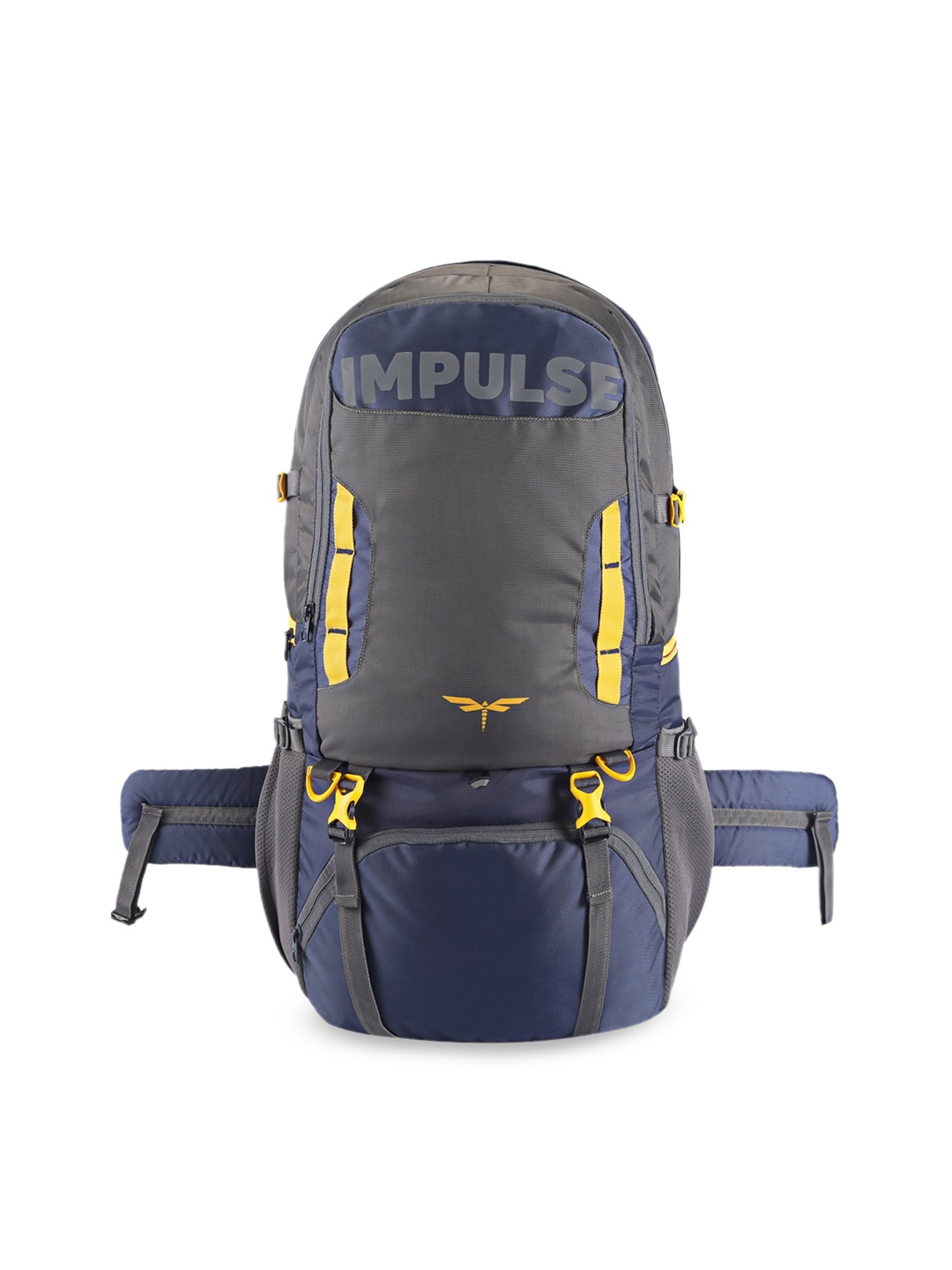 

Impulse Colourblocked Compression Straps Rucksack, Grey