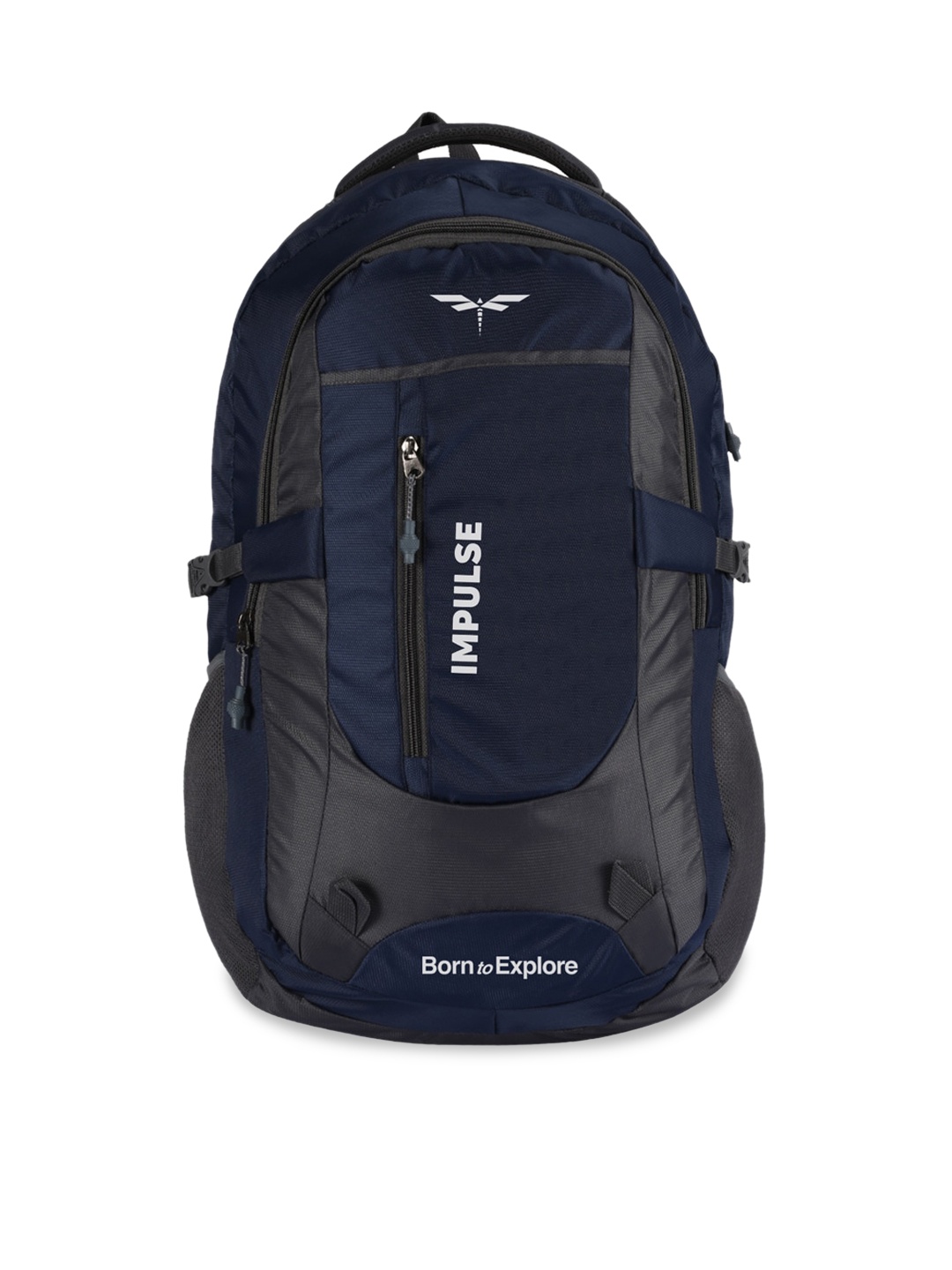

Impulse Colourblocked Laptop Rucksack, Navy blue