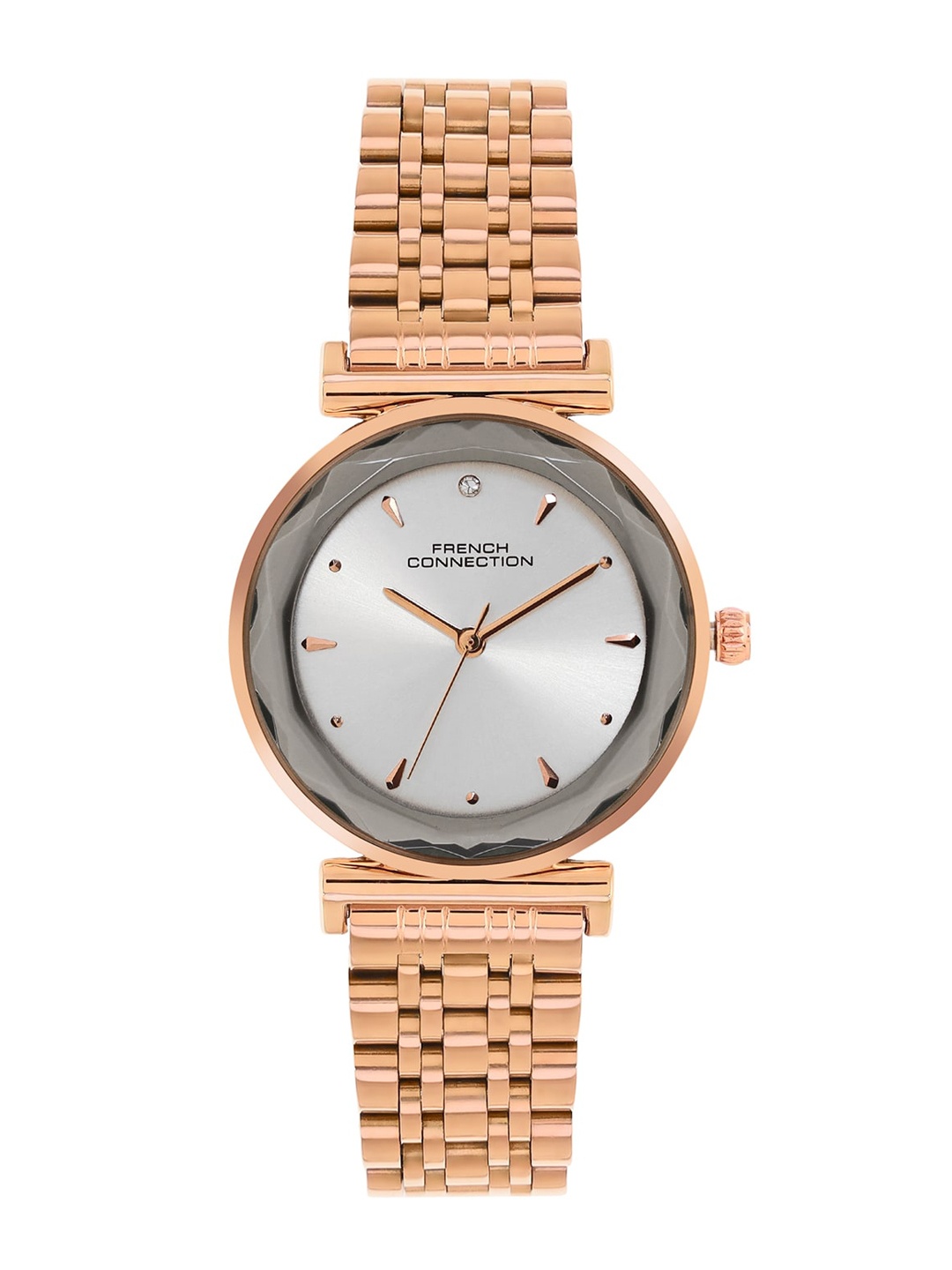 

French Connection Women Dial & Bracelet Style Straps Analogue Watch FCN00086A, Silver