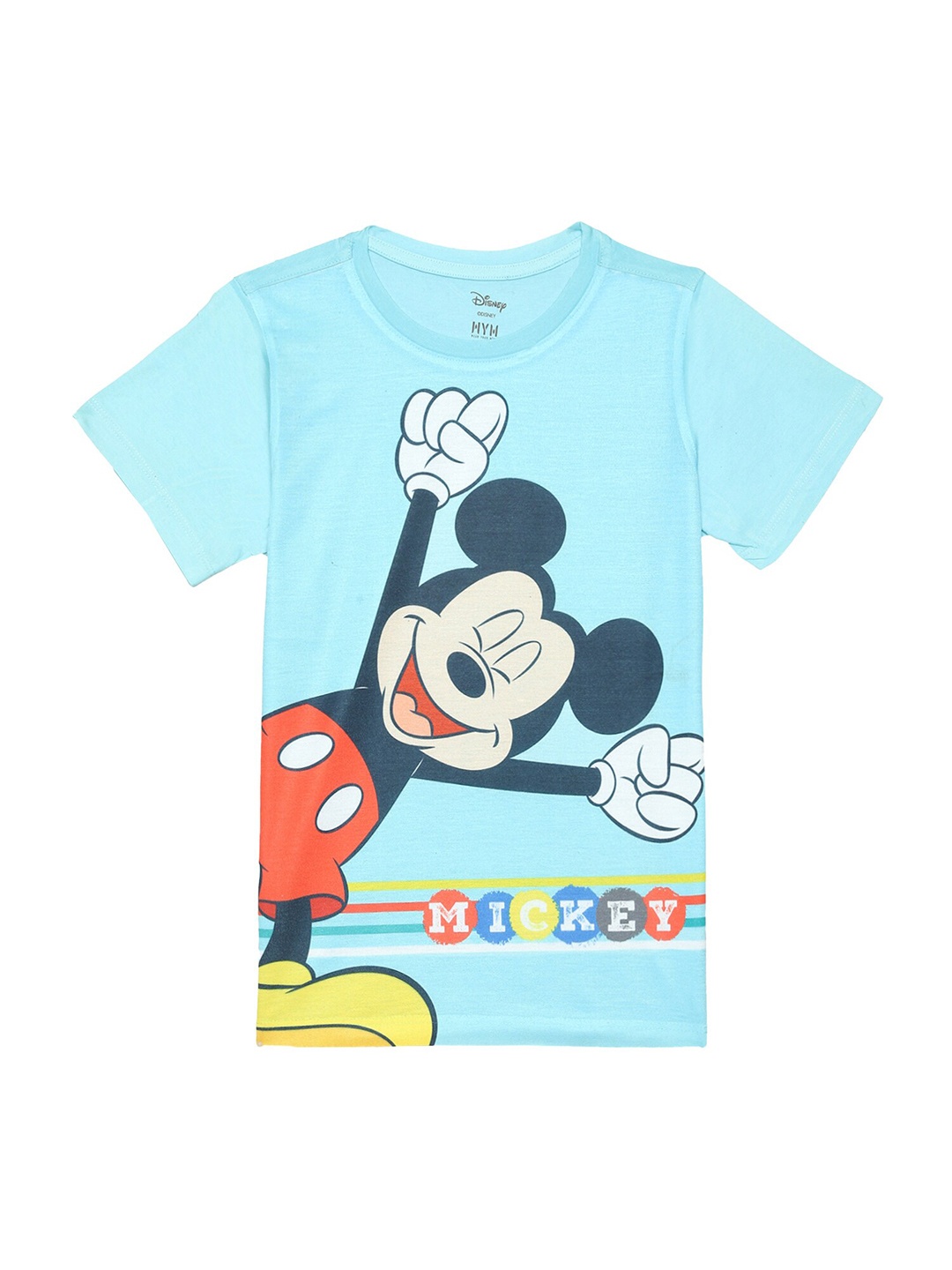 

Wear Your Mind Boys Mickey Mouse Printed T-shirt, Blue