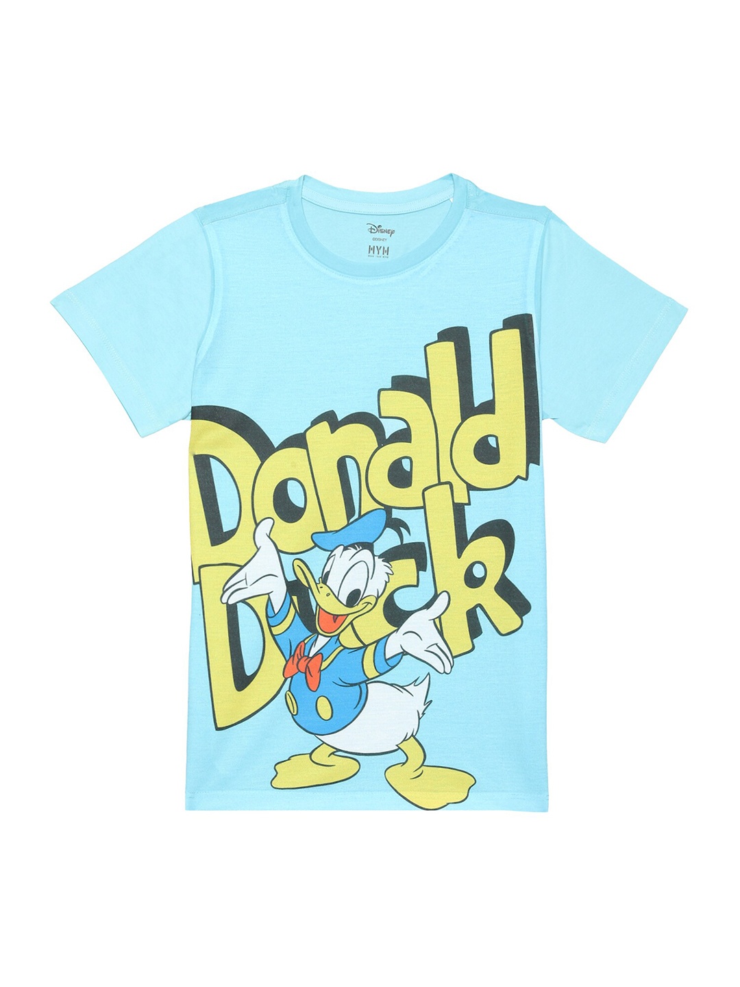 

Wear Your Mind Boys Donald Duck Printed Cotton T-shirt, Blue