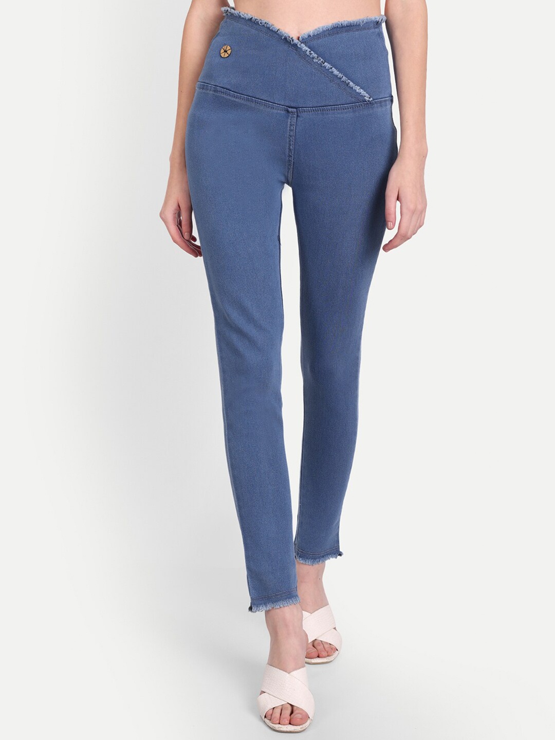 

BAESD Women Denim Jeggings, Blue