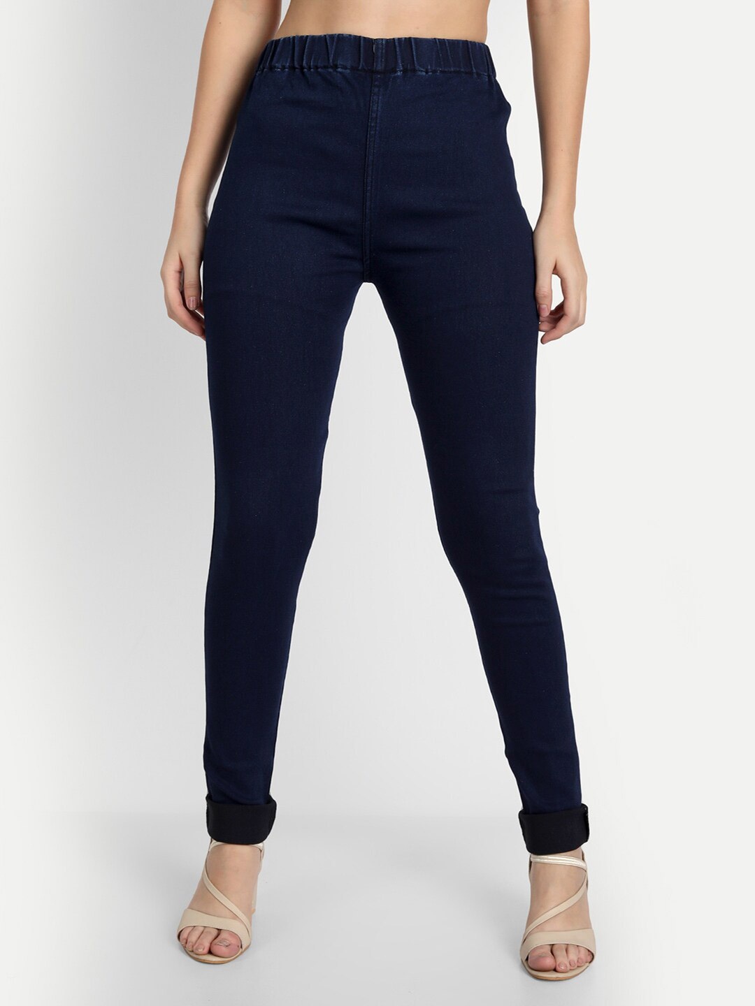 

BAESD Women Denim Jeggings, Blue