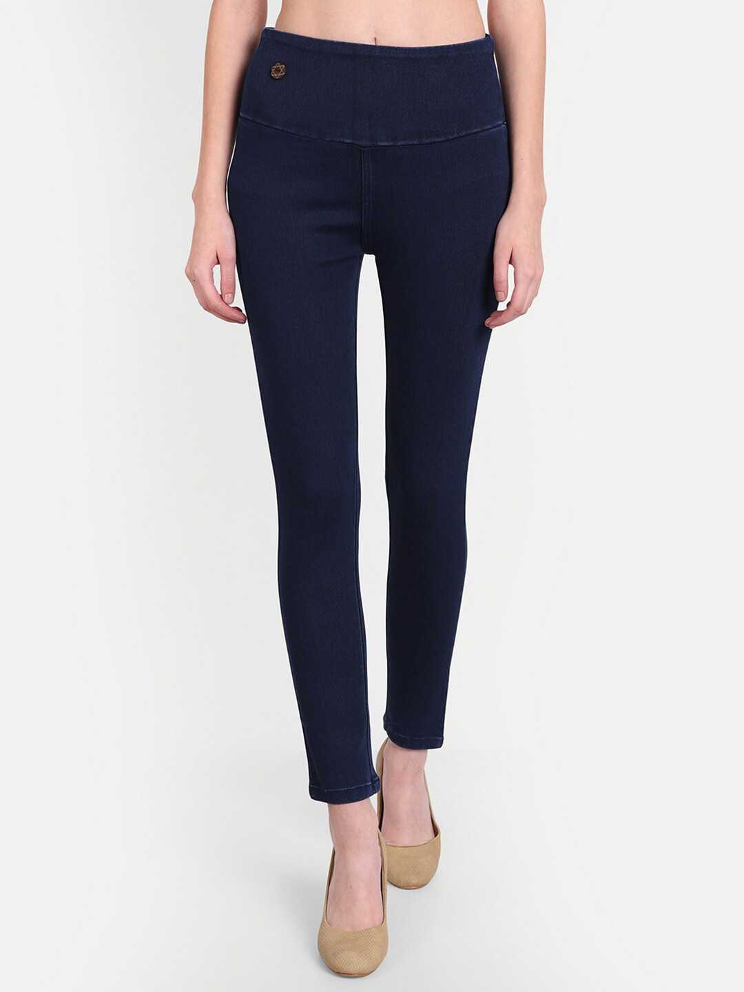 

BAESD Women Denim Jeggings, Blue
