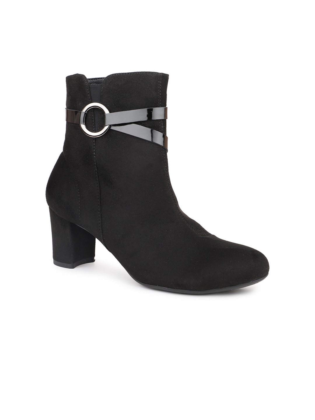 

Inc 5 Women Block Heeled Regular Boots, Black
