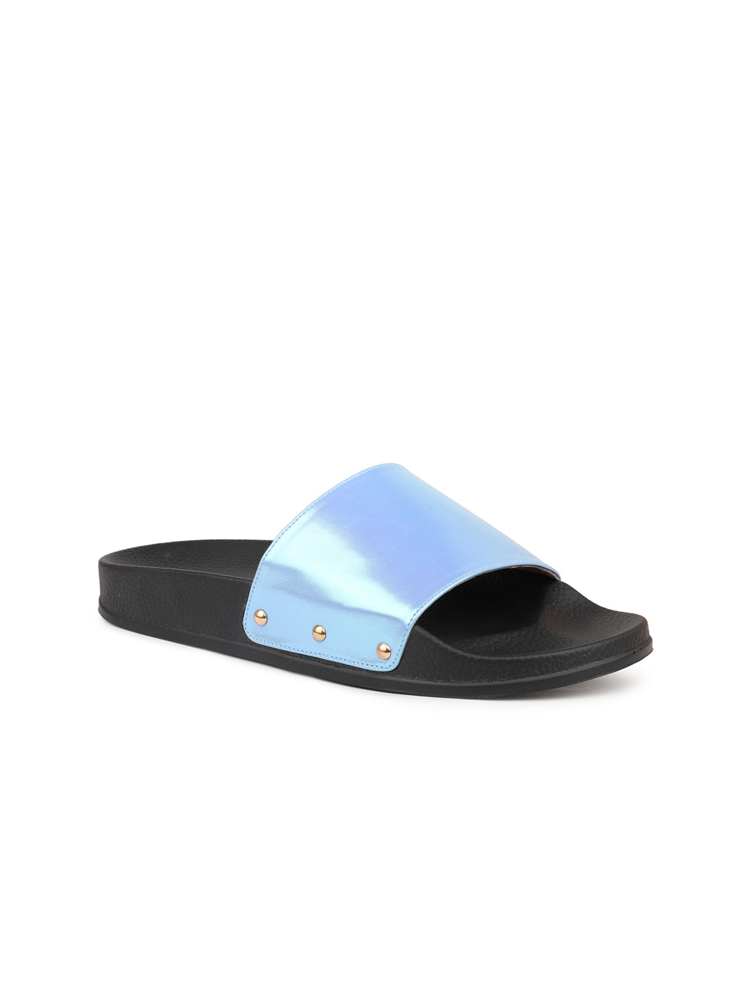 

Inc 5 Women No Back Strap Open Toe Flats, Blue