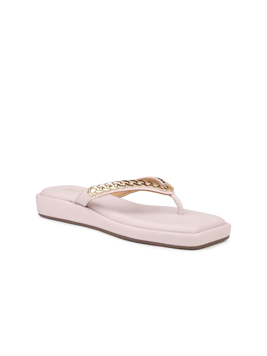 

Inc 5 Women Embellished Open Toe Flats, Peach