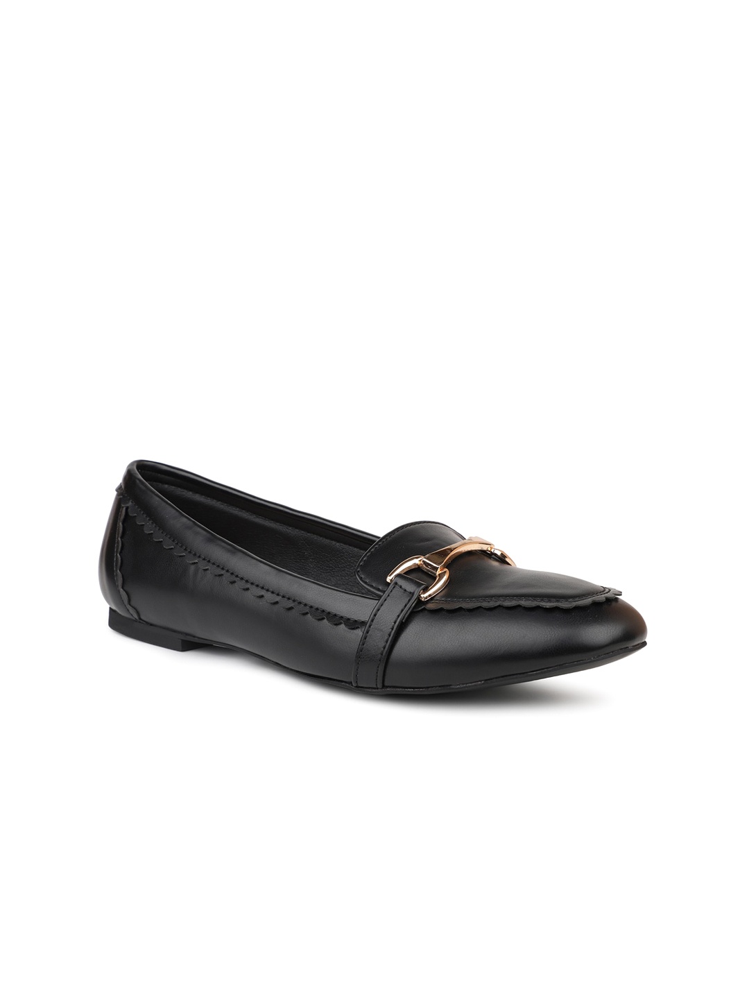 

Inc 5 Women Embellished Round Toe Ballerinas, Black
